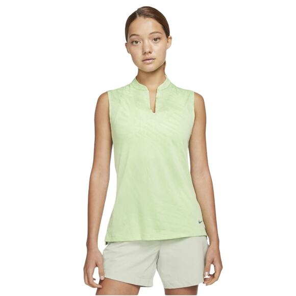 Nike Golf Dri-FIT Victory Jacquard Print Sleeveless Mock Collar Top XL NWT - Picture 1 of 11